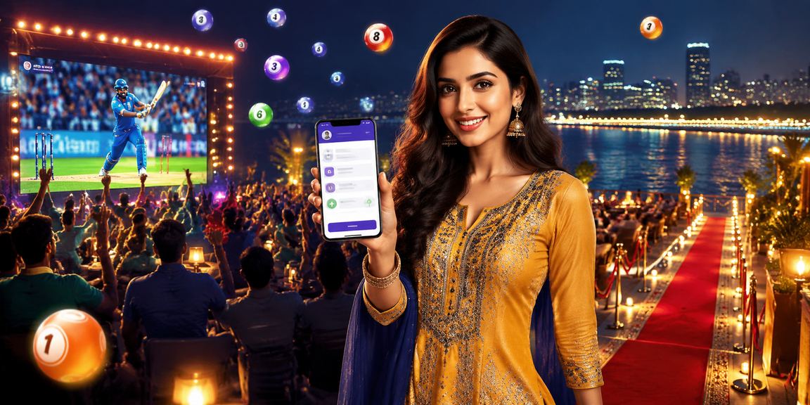 Indian cricket betting scene with traditional kurti