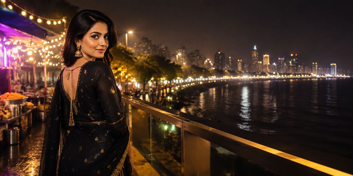 Vibrant Mumbai nightlife with online casino entertainment